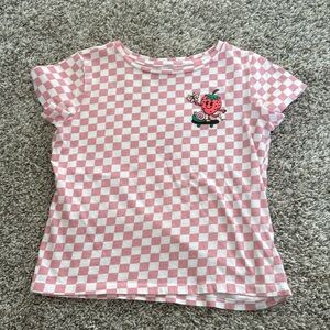 Pink Checkered Strawberry